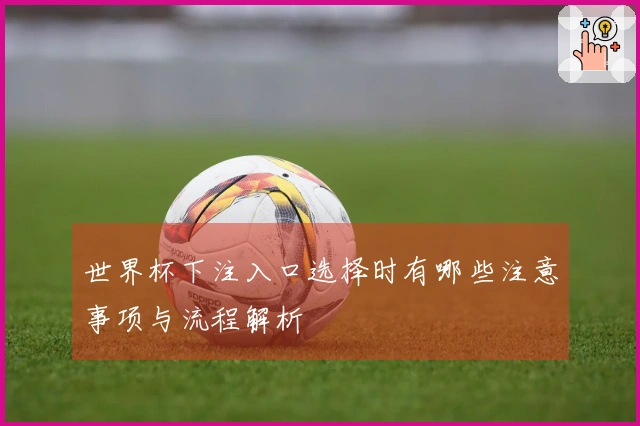 世界杯下注入口选择时有哪些注意事项与流程解析