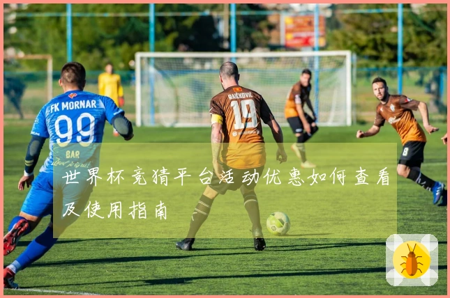 世界杯竞猜平台活动优惠如何查看及使用指南